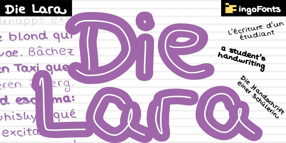 Die Lara font