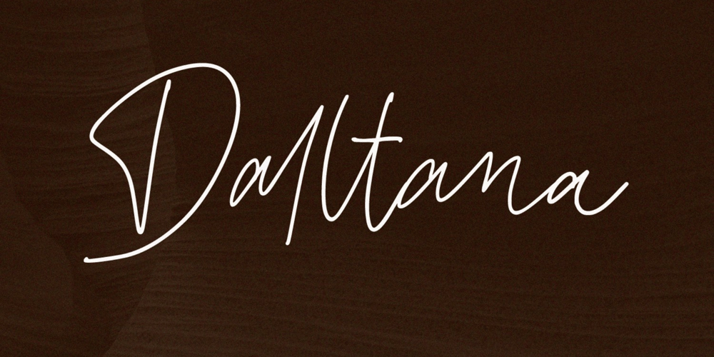 Daltana font
