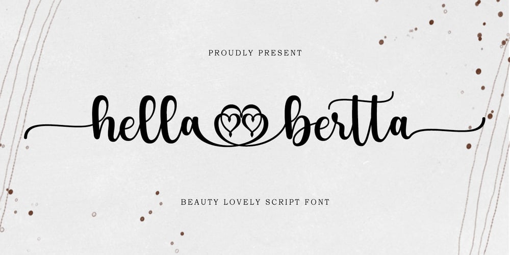 Hella Bertta Script font