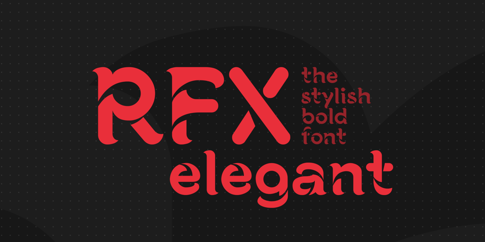 RFX elegant font