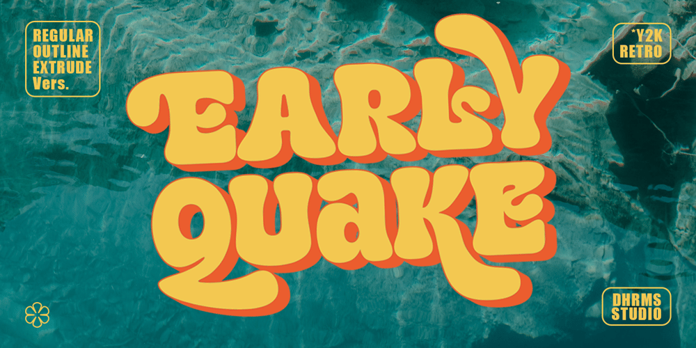Early Quake font