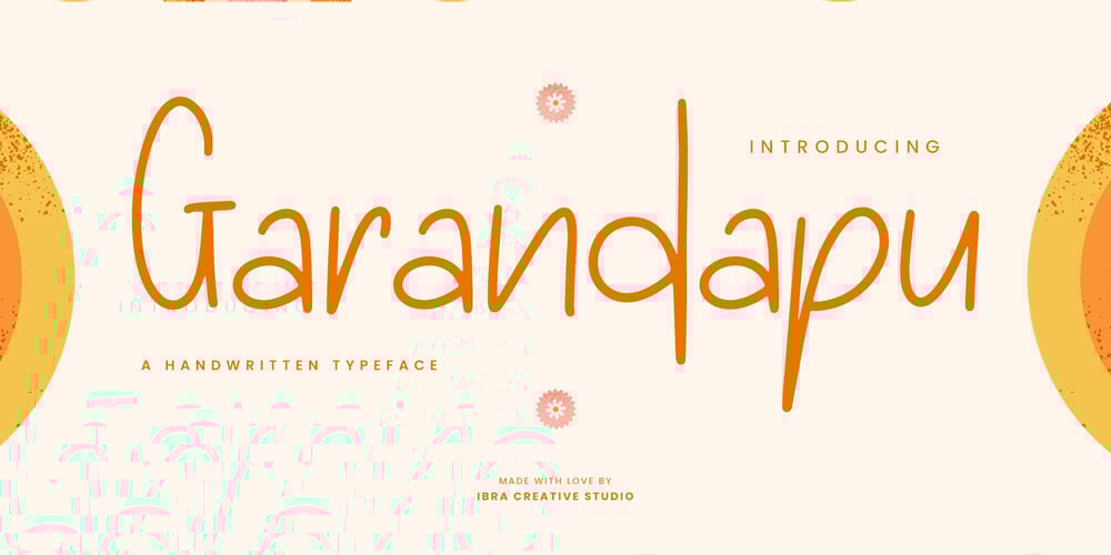 Garandapu font