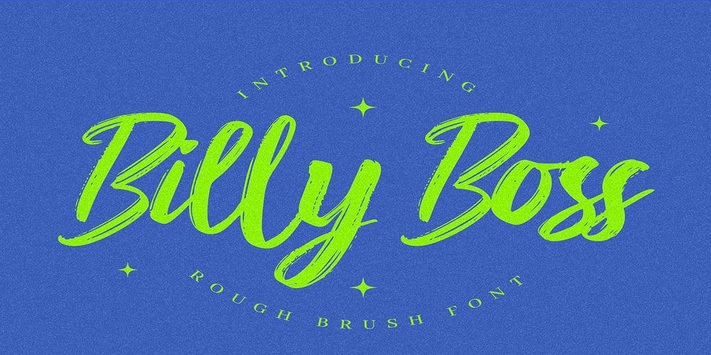Billy Boss font