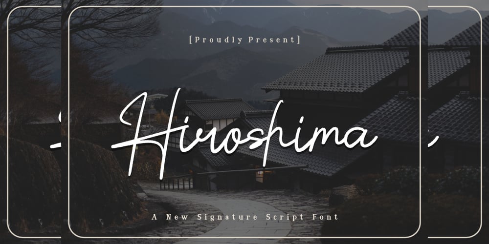 Hiroshima font