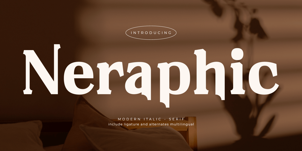 Neraphic font