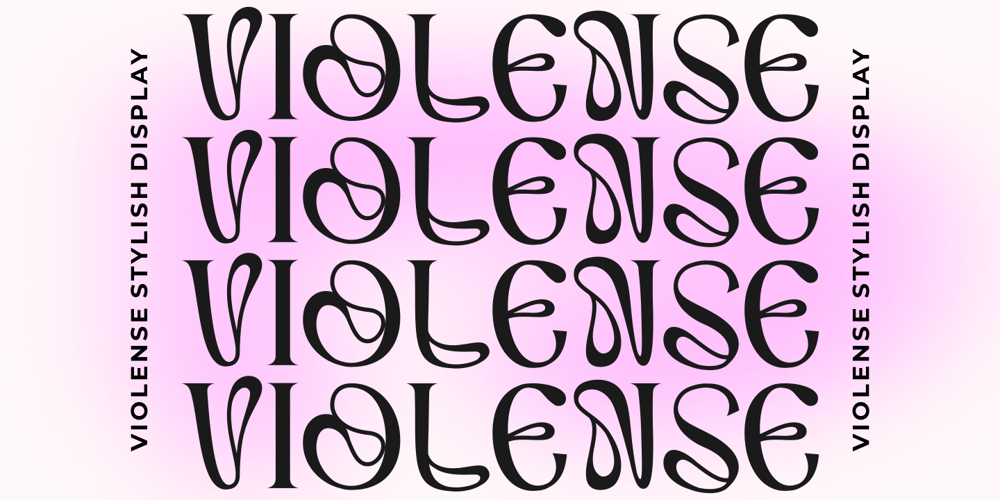 Violense font