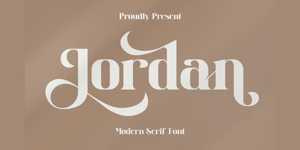 Jordan font