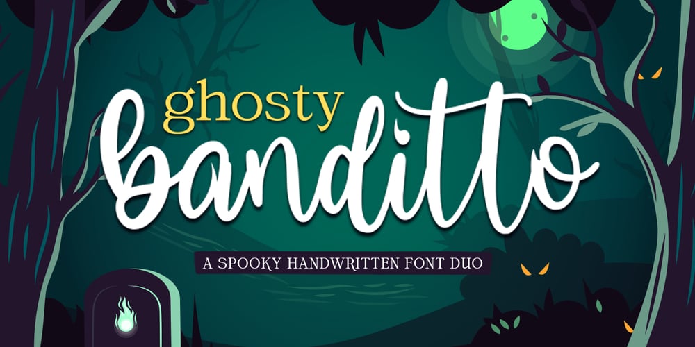 Ghosty Banditto font