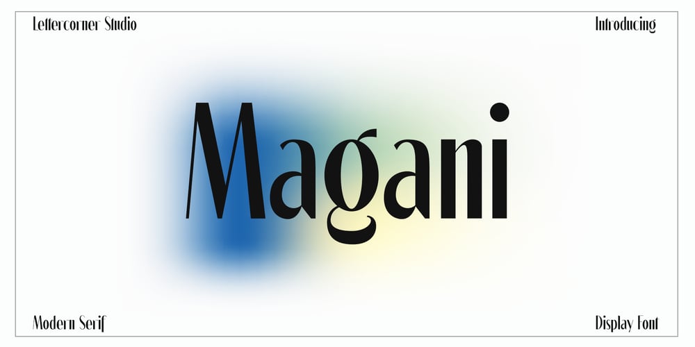 Magani font