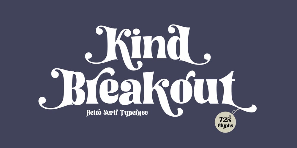 Kind Breakout font
