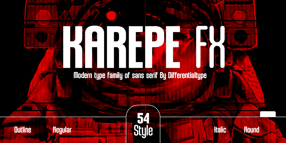 Karepe FX font
