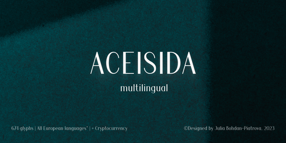 Aceisida font