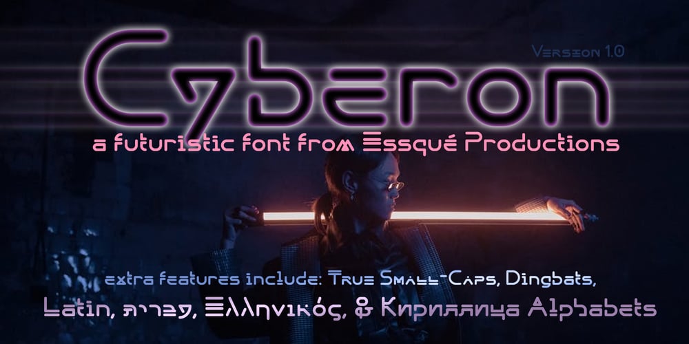 Cyberon font