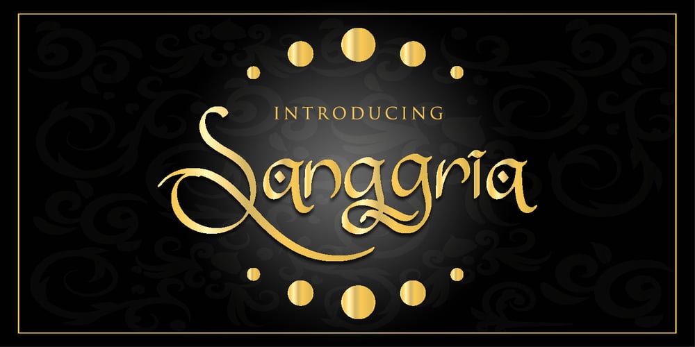 Sanggria font