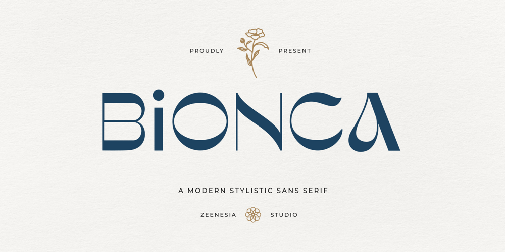 Bionca font
