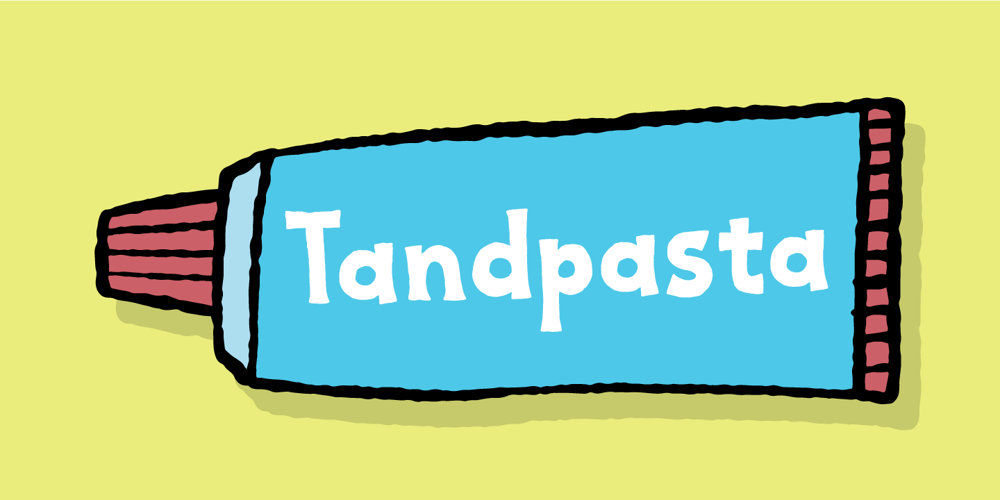 Tandpasta font