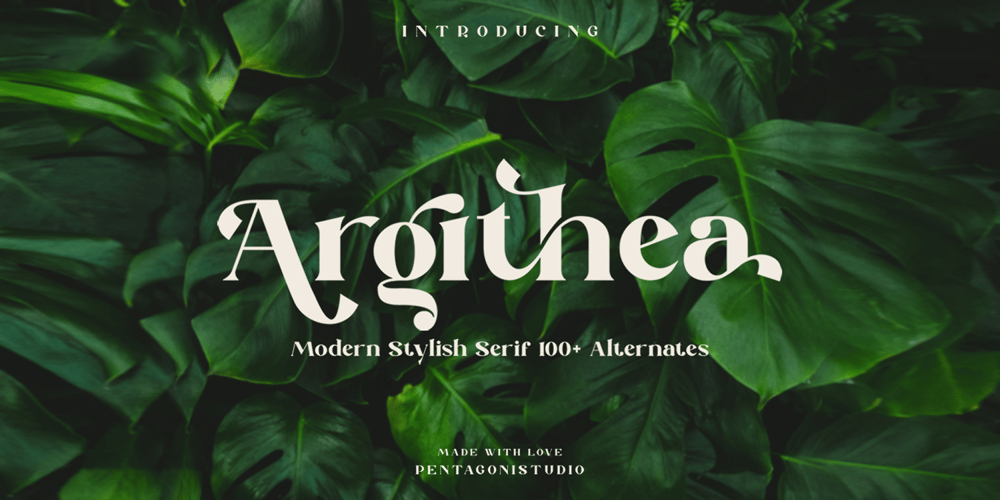 Argithea font