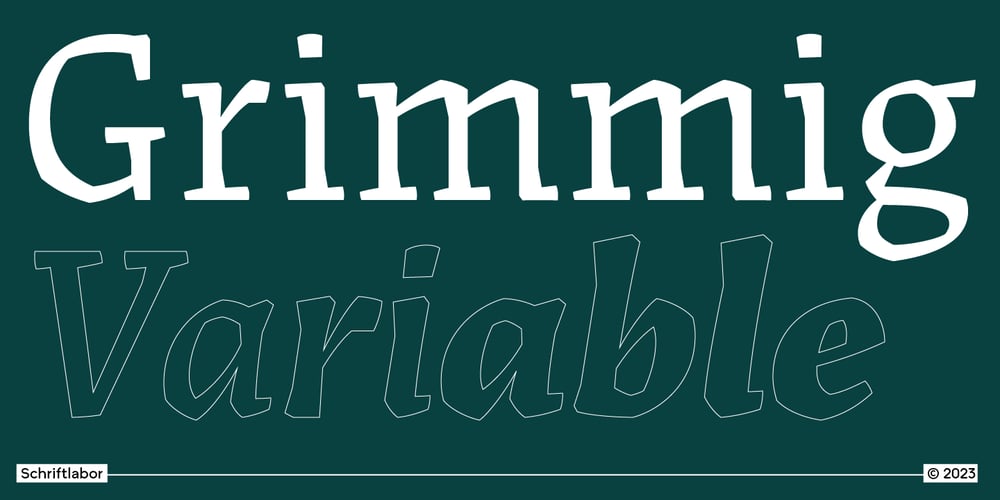 Grimmig Variable font