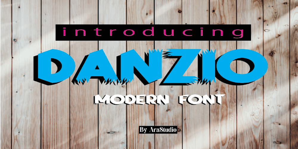 Danzio font