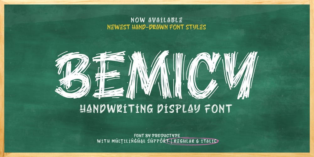Bemicy font