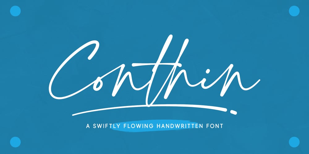Conthin font