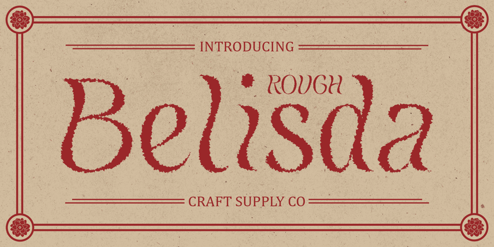 Belisda Rough font