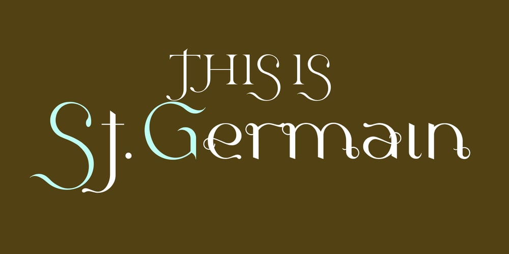 St.Germain font
