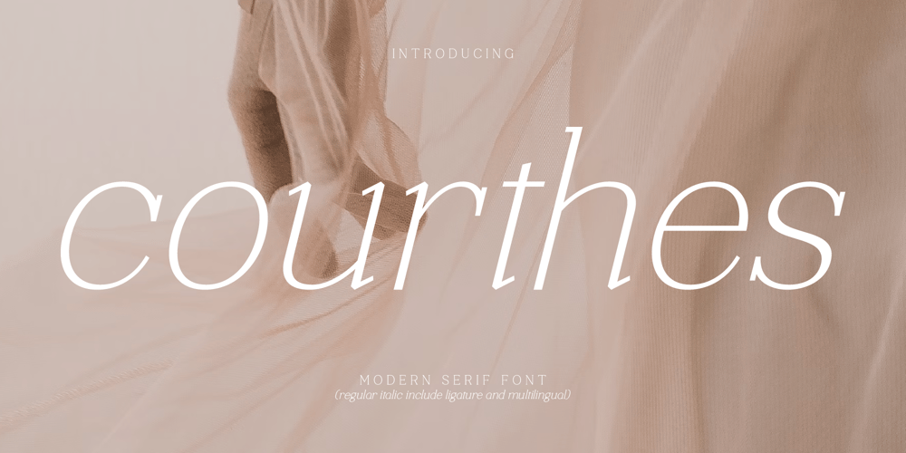 Courthes font