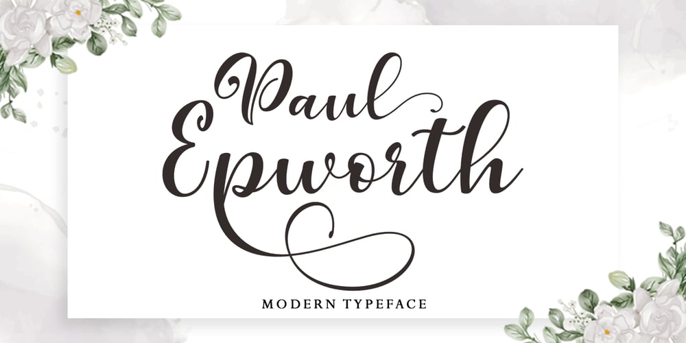 Paul Epworth font