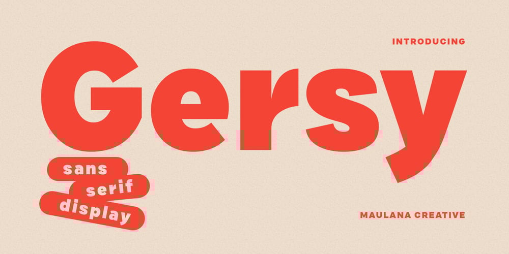 Gersy font
