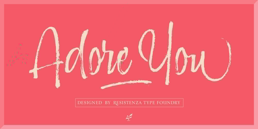 Adore You font