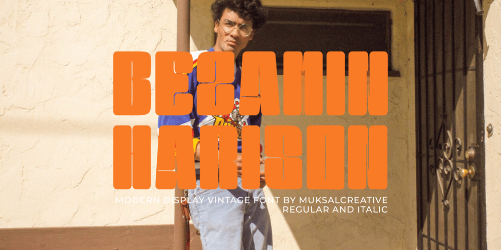 Bezamin Harison font