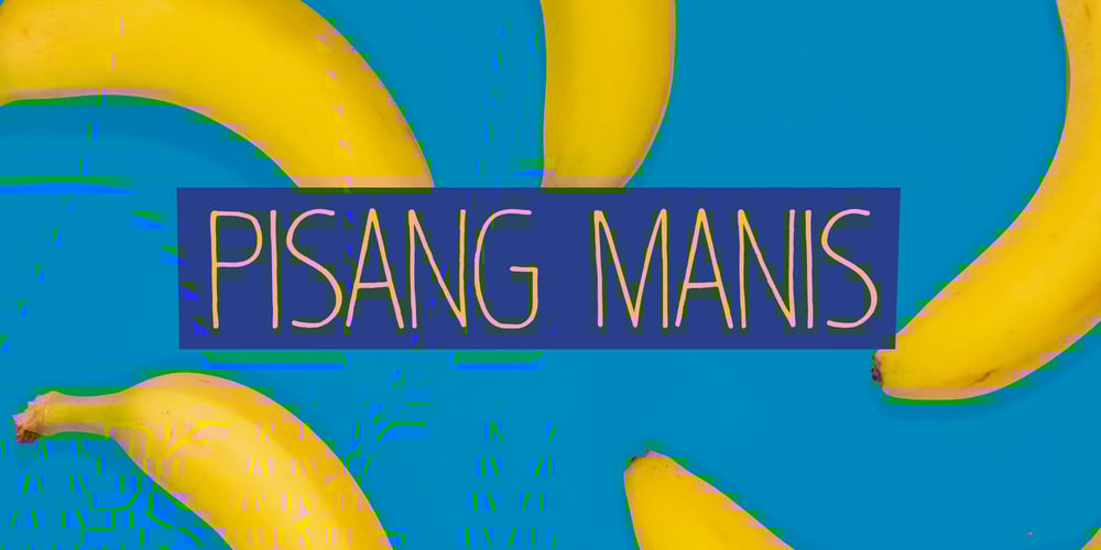 Pisang Manis font