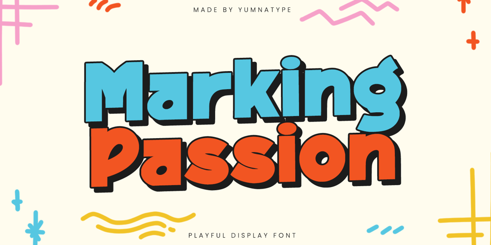 Marking Passion font