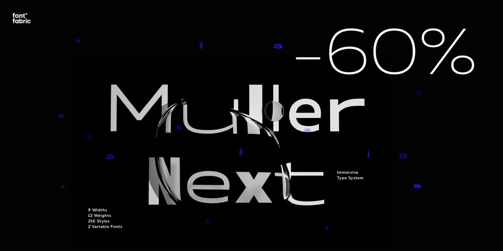Muller Next font