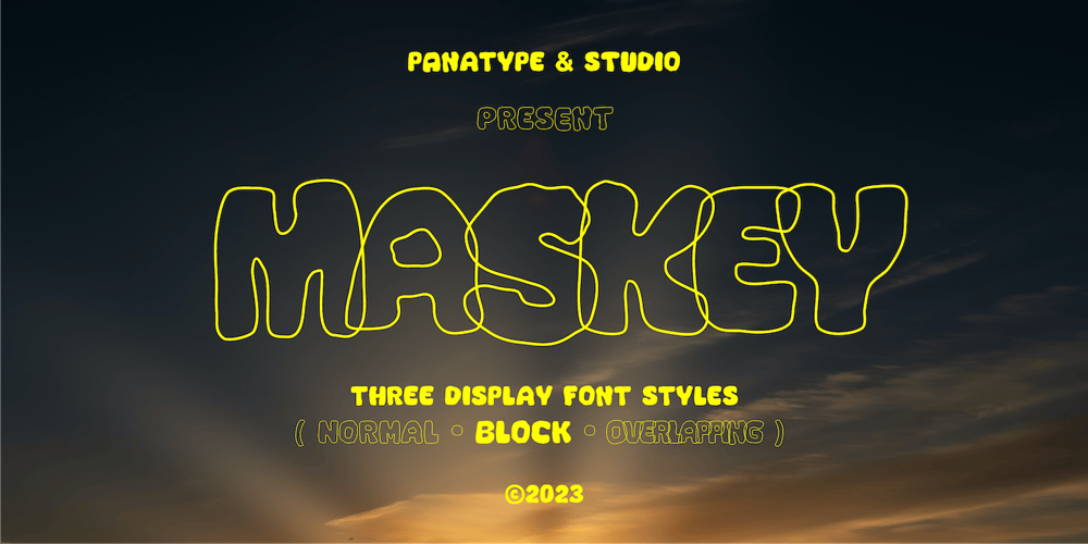 Maskey font