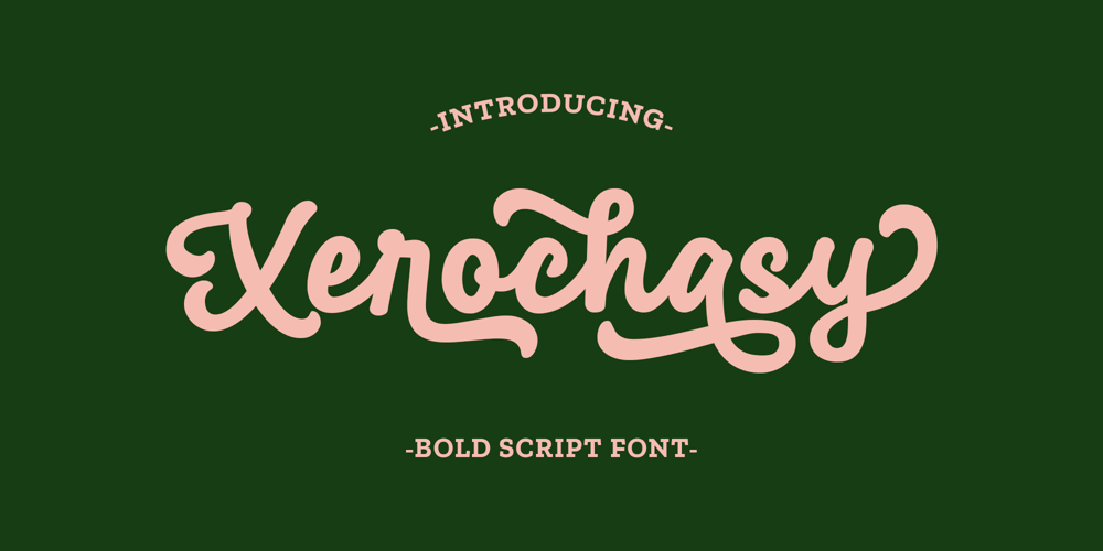 Xerochasy font