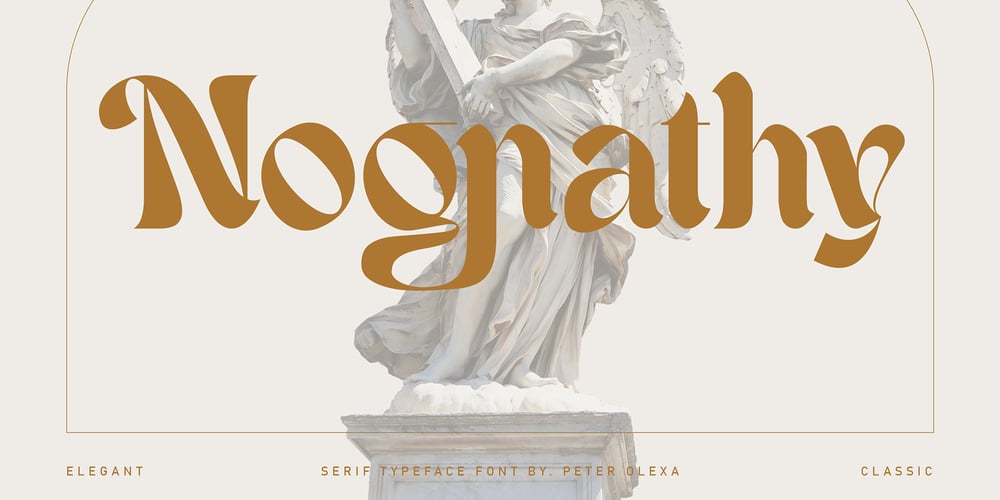 Nognathy font