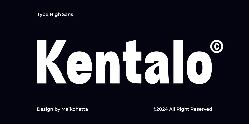 Kentalo font