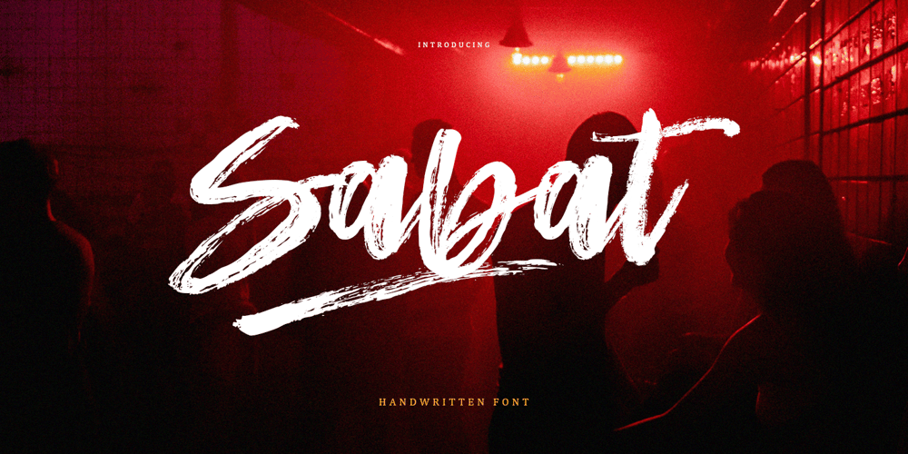 Sabat Brush font