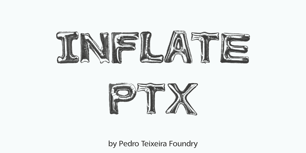 Inflate PTx font