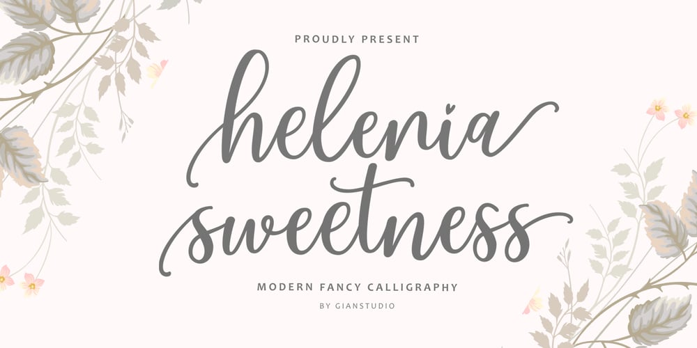 Helenia Sweetness font