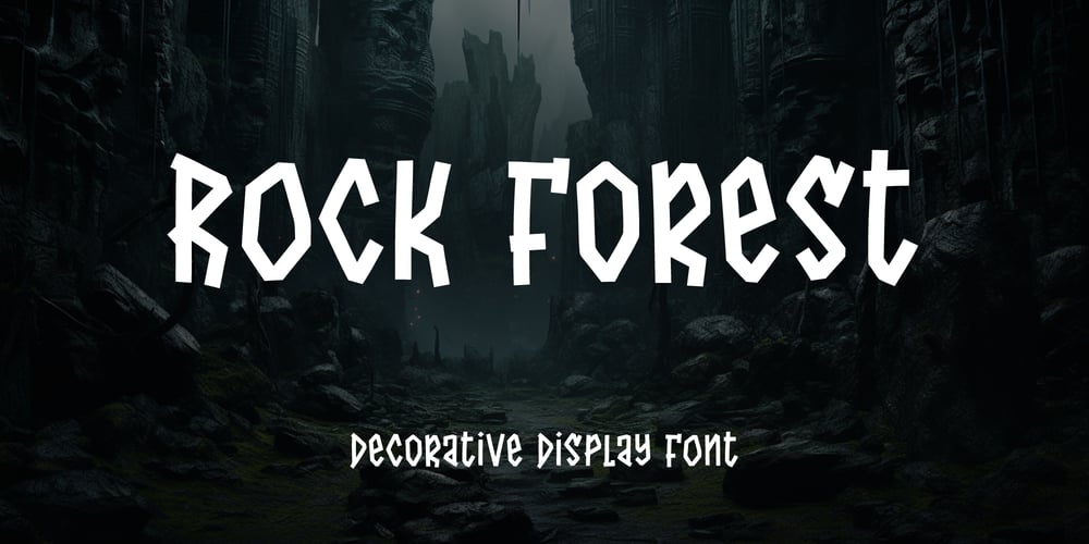 Rock Forest font