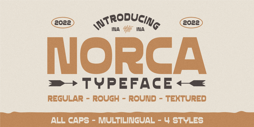 Norca font