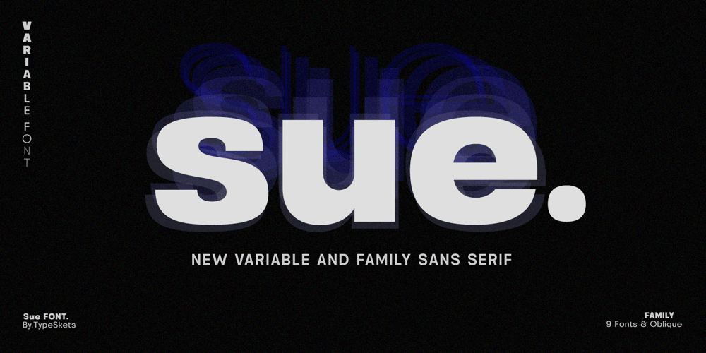 SUE font