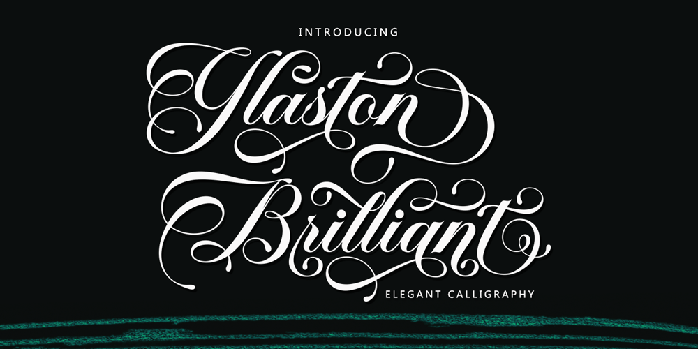 Glaston Brilliant font