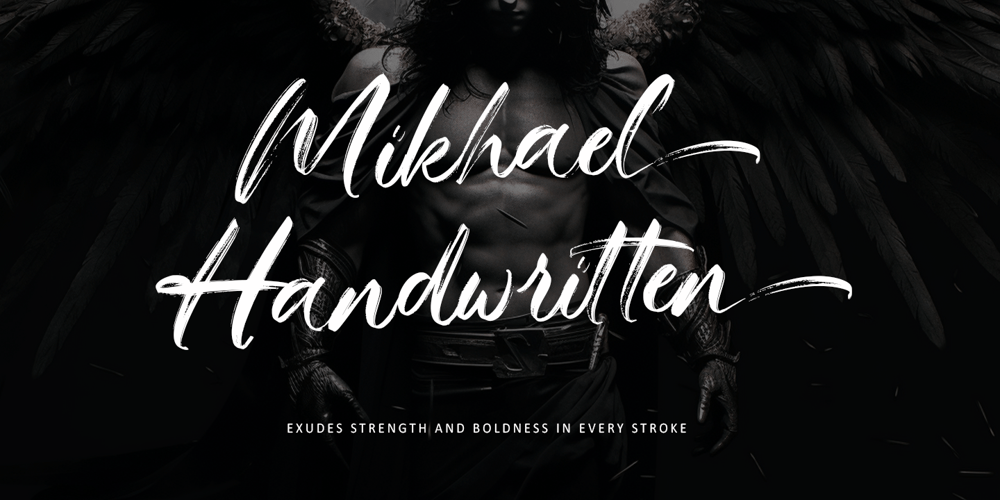 Mikhael Handwritten font