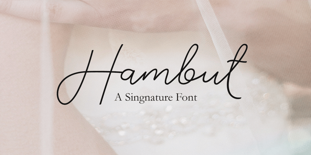 Hambut font