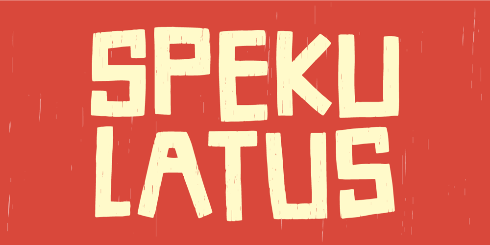 Spekulatus font