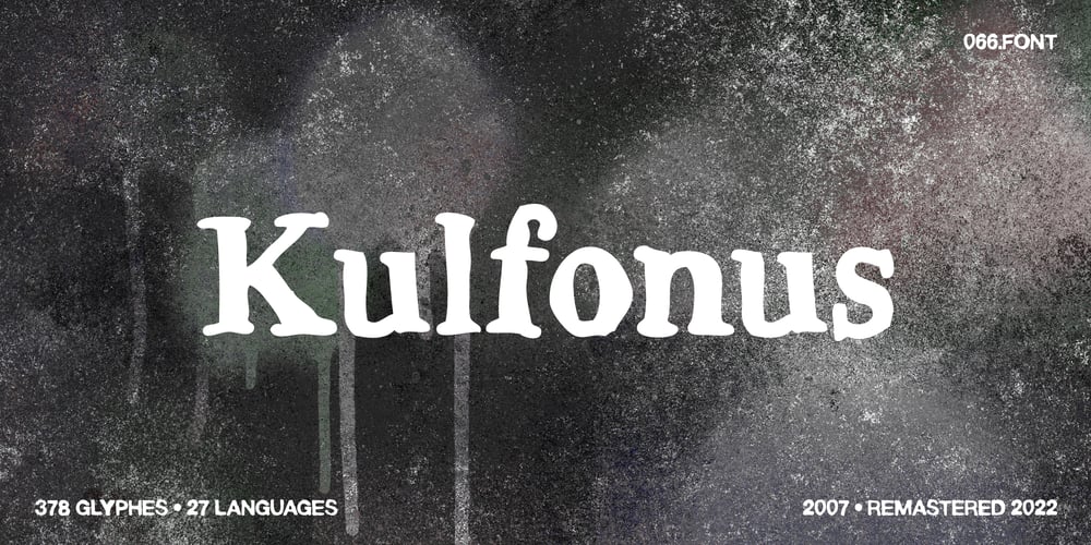 Kulfonus No 2 font